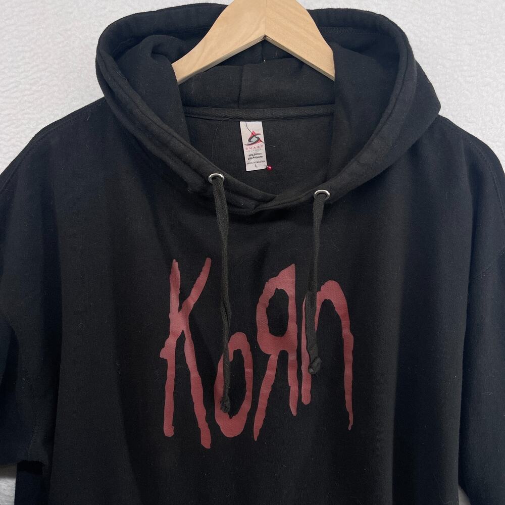 KORN Hoodie Adult L Serenity of Suffering Rock Band Pullover Sweatshirt Black - Picture 4 of 12